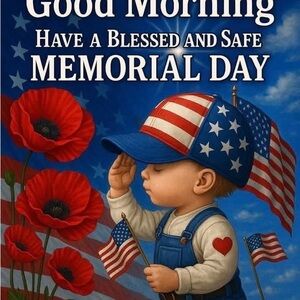 Memorial Day Baby Art Print